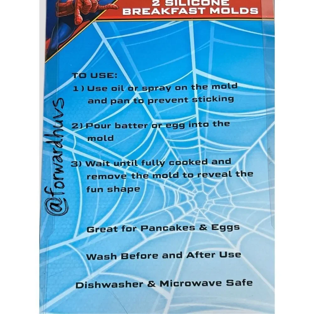 Marvel Spider‑Man Silicone Breakfast Molds – 2 Pack – 2021